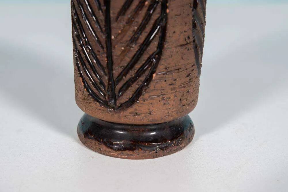 Ceramic vase with vintage design from Laholm, Sweden, 1960s vase.