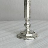 Antique patinated metal soliflore vase