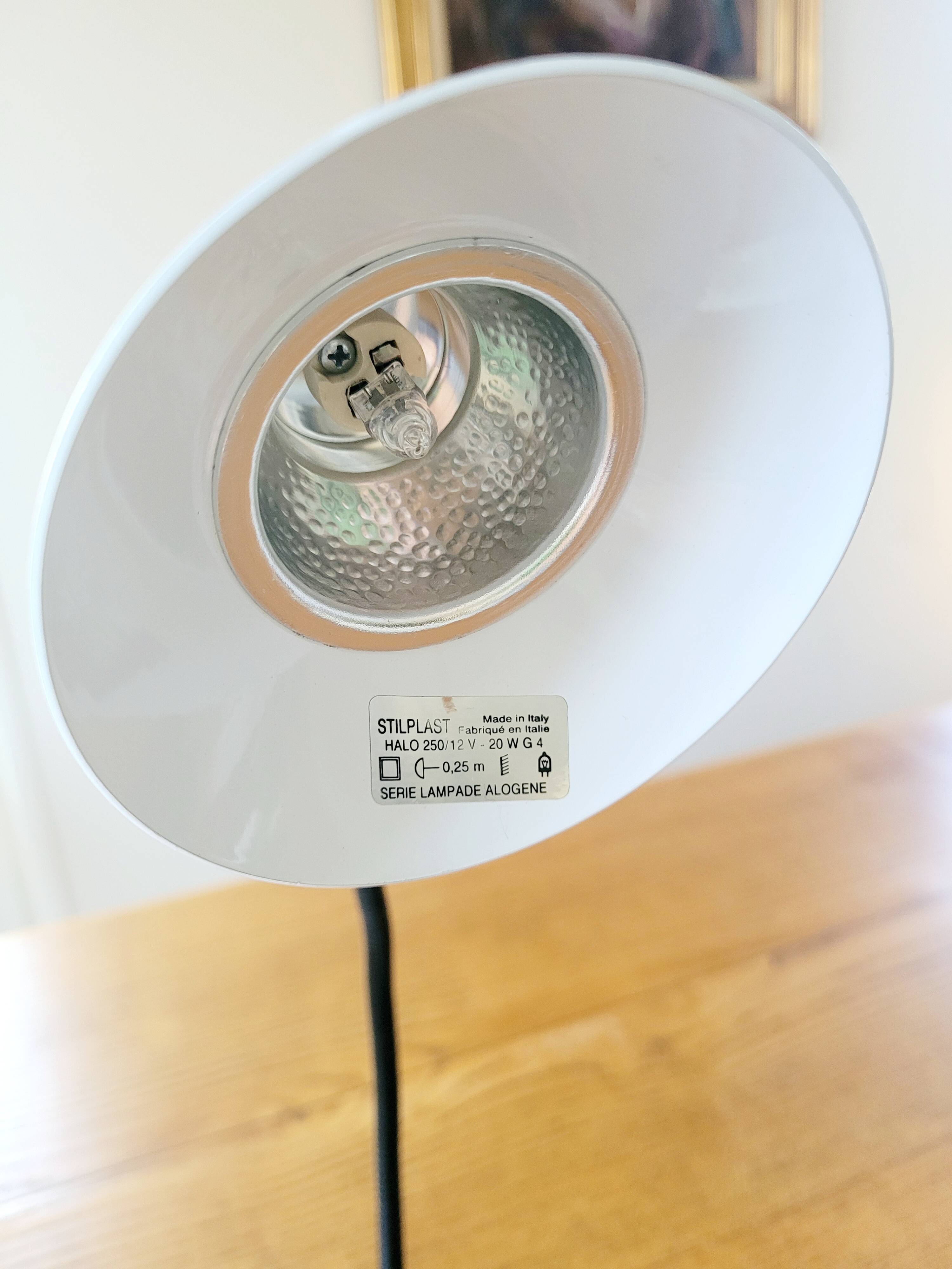 Vintage Stilplast Italy articulated table lamp