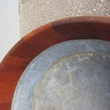 Mid-century Scandinavian solid teak planter