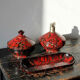 Vintage set from the 50s-60s by Vincenzo Nason, Murano aventurine glass collection.