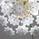 Audrey Hepburn, Delicious Murano Glass Ceiling Light White Wall Light Flowe