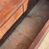 Neo-Gothic Walnut Castle Chest Bench