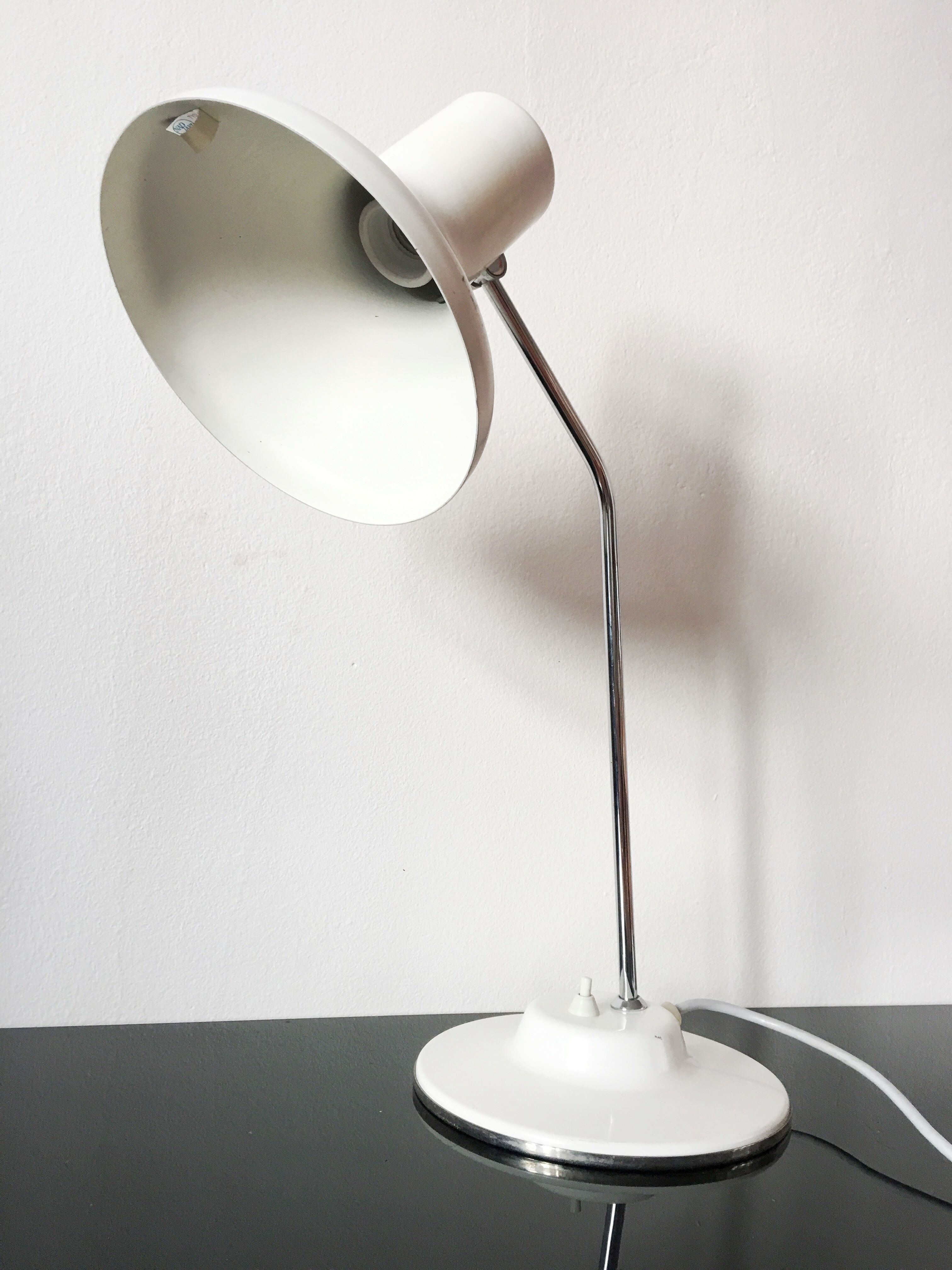 White Table Lamp for Napako - 1960s