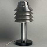 Space age aluminum mushroom dome lamp by Hans Agne Jakobsson for Markaryd, Sweden 1960s