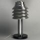 Space age aluminum mushroom dome lamp by Hans Agne Jakobsson for Markaryd, Sweden 1960s