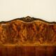 Rounded Walnut Burl Double Bed, 1950s