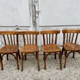 8 chaises bistrot anciennes