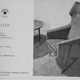 Vintage Mid-Century Elm Wing Master Chair by Thorbjörn Afdal for Bruksbo