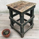 Former green workshop stool