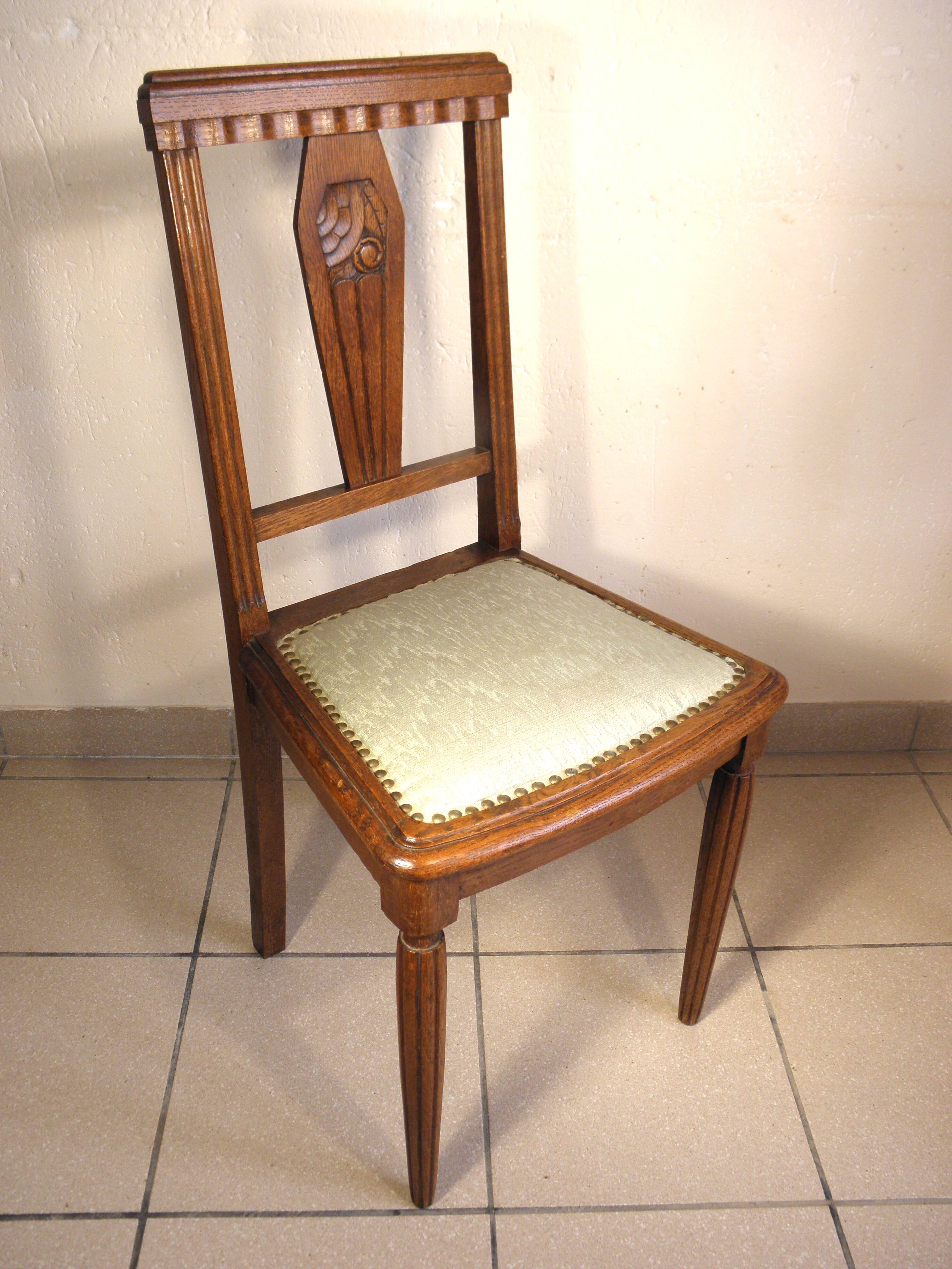 Art Deco pair of chairs