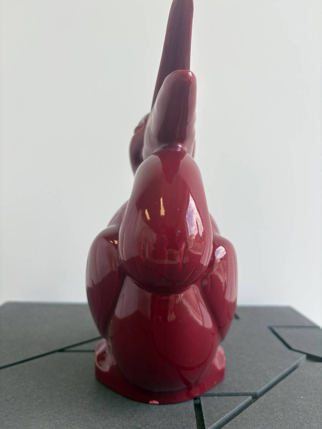 Poët Laval ceramic zoomorphic pelican pitcher