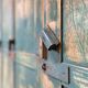 5-door cloakroom in patinated wood