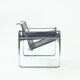 Wassily b3 lounge chair in grey by Marcel Breuer