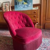 Upholstered toad chair