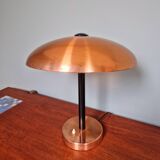 Large copper desk lamp, 1950s