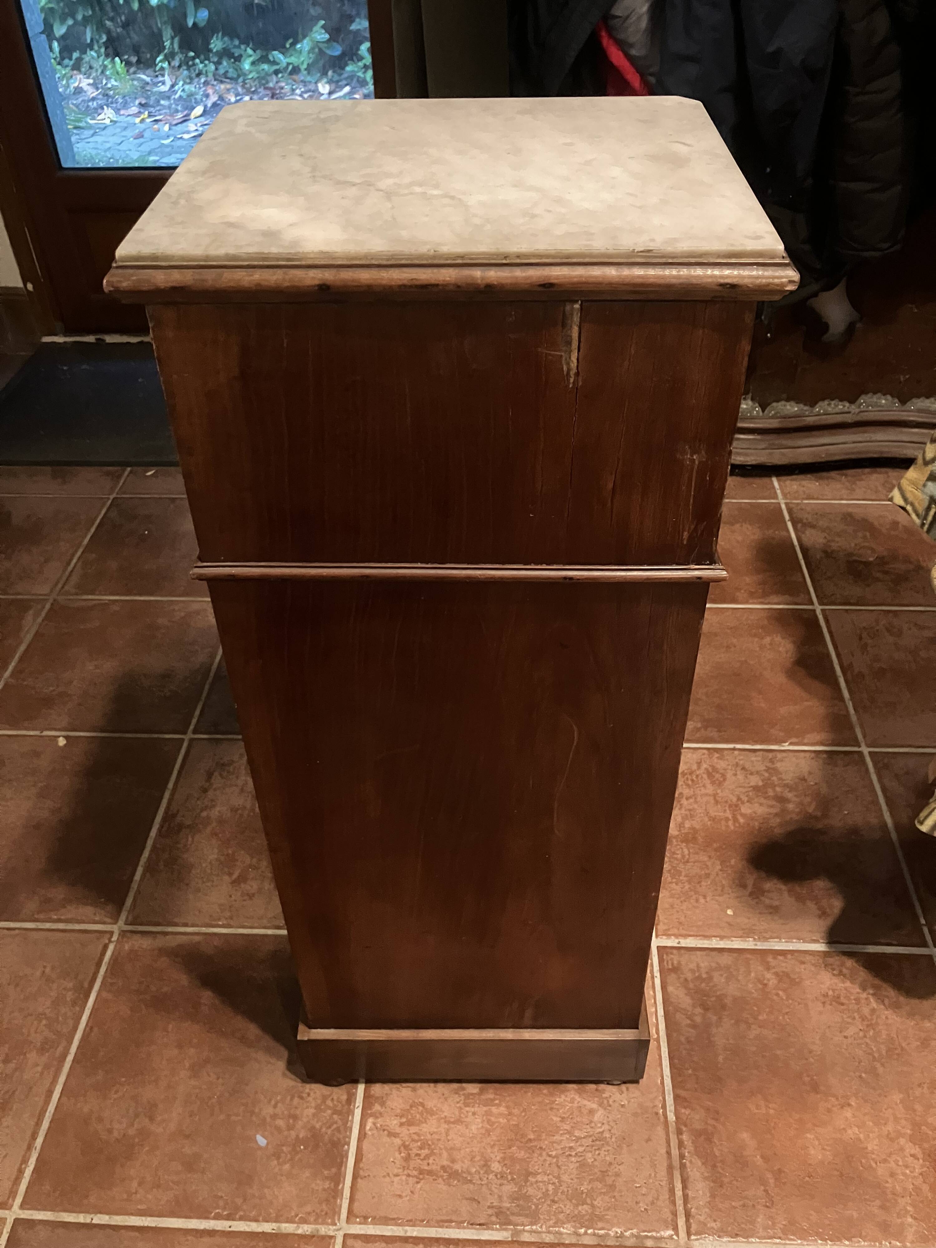 Nightstand, antique workshop furniture