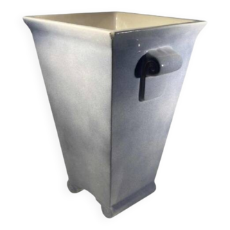 Art Deco ceramic vase with handles, Jean Luce for Villleroy & Boch