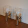 Pair of wall lamps Maison Sciolari chrome glass 60/70s
