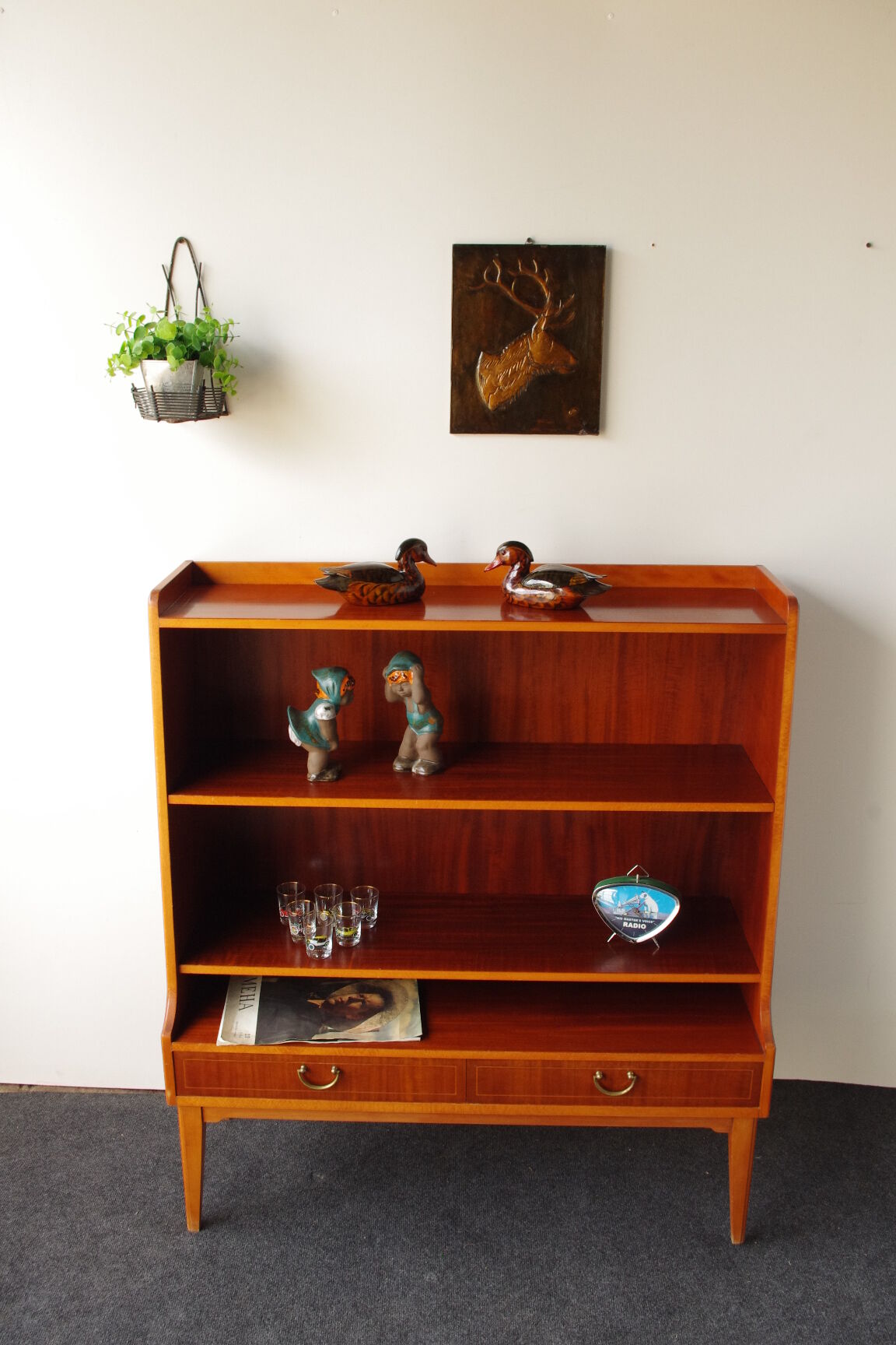 Vintage bookcase 60s