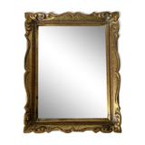 Small molded gilded mirror