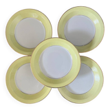 Yellow/golden soup plates