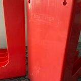 Pair of vinyl storage racks Boa Inter Holland from the 1970s.