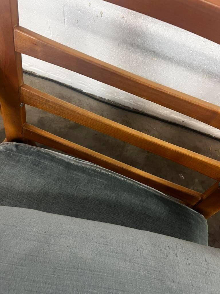 Set of 2 vintage armchairs / club seats / single seats