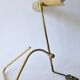 Rare Midcentury Brass Table or Desk Lamp OMI, Office or Bank, Germany, 1970s