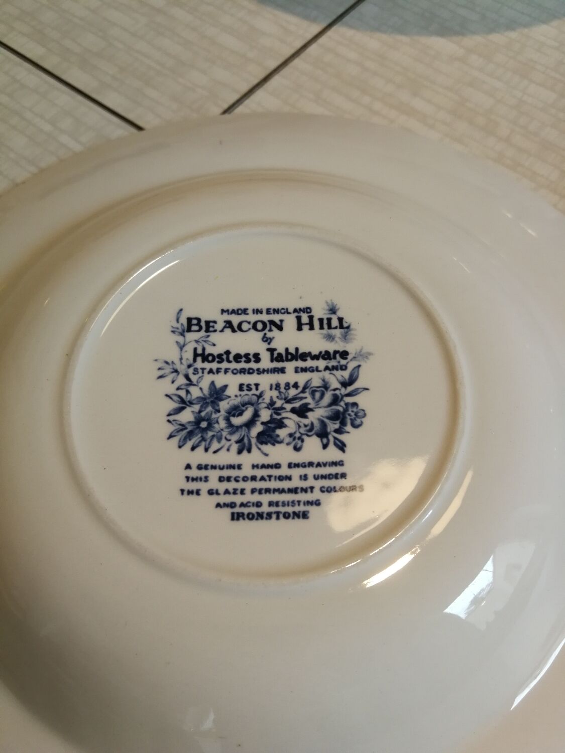 Set of 6 Beacon Hill soup plates