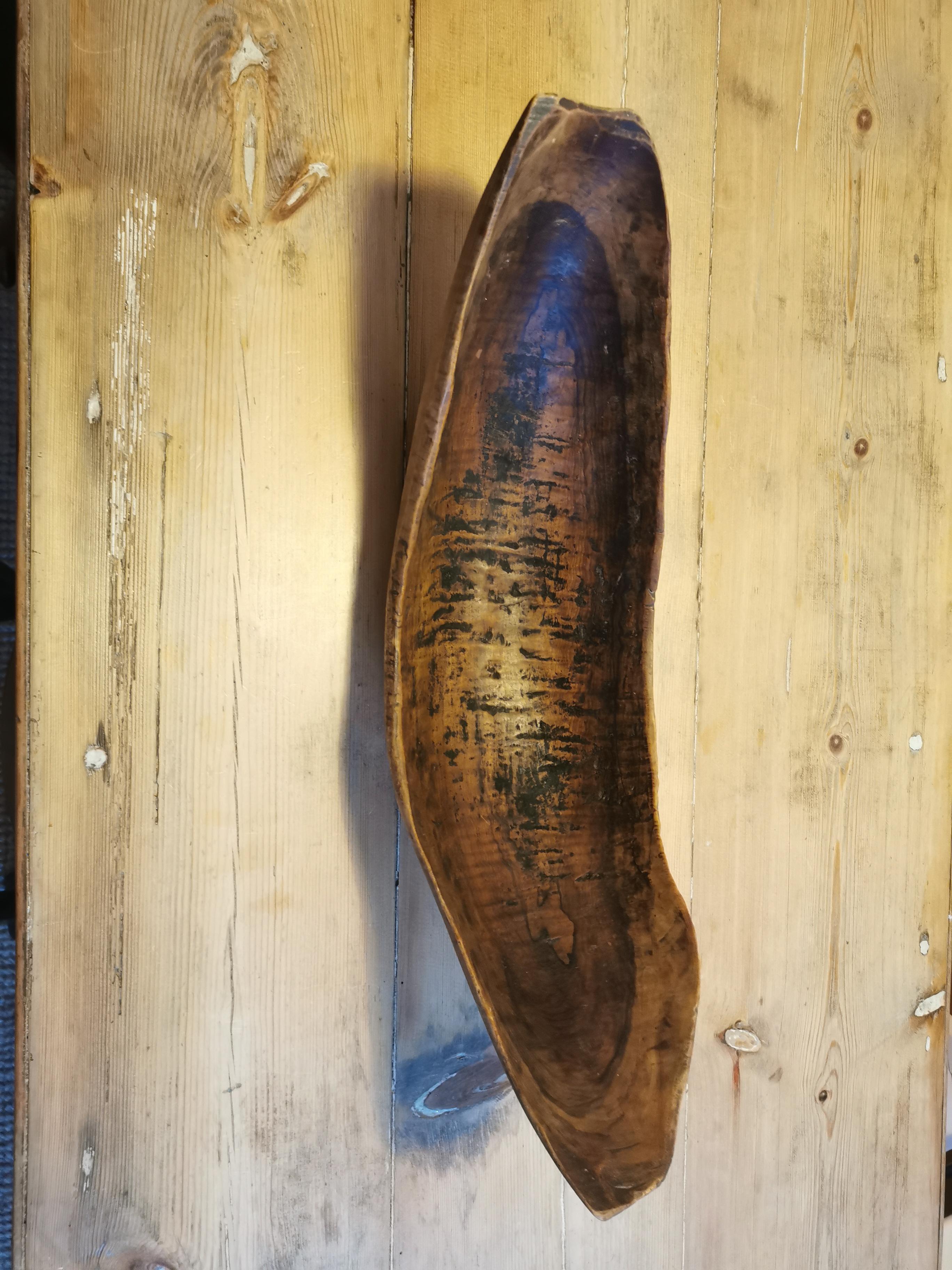 Brutalist fruit cut vintage art-popular in solid wood