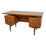 Mid-Century Freestanding Teak Desk, Denmark, 1960s
