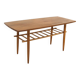 Table basse scandinave en teck, Suède, 1950