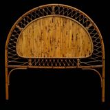 60's Rattan Headboard Italy