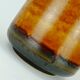 large 60s VASE ceramic model no. 1109/1 amber with red and brown