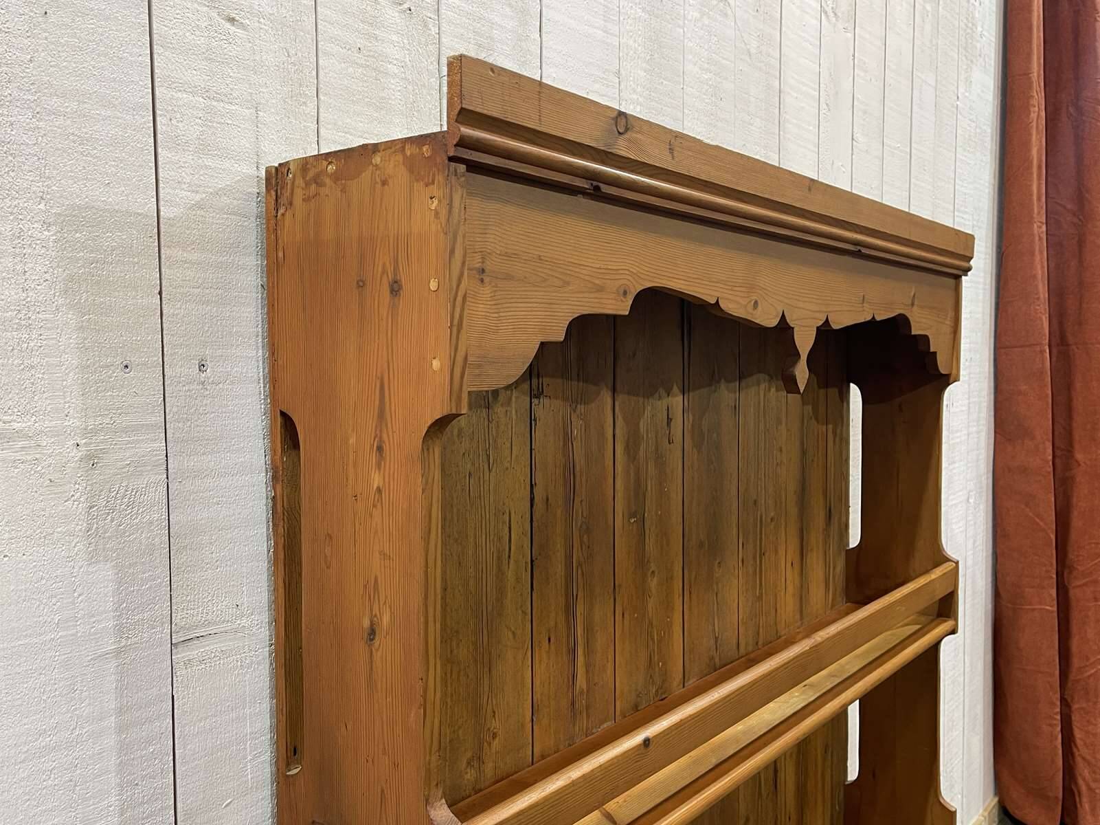 1930s English Fir Shelf