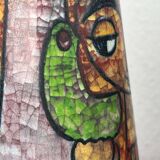 Danish studio pottery vase from the mid-century by Marianne Starck for Michael Andersen, 1960s.