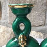 Pair of art deco candlesticks