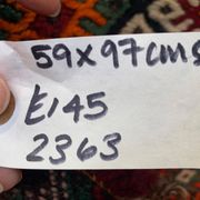Vintage Turkish Mini Kilim 97x59 cm Wool Small Kelim Runner, shabby Chic