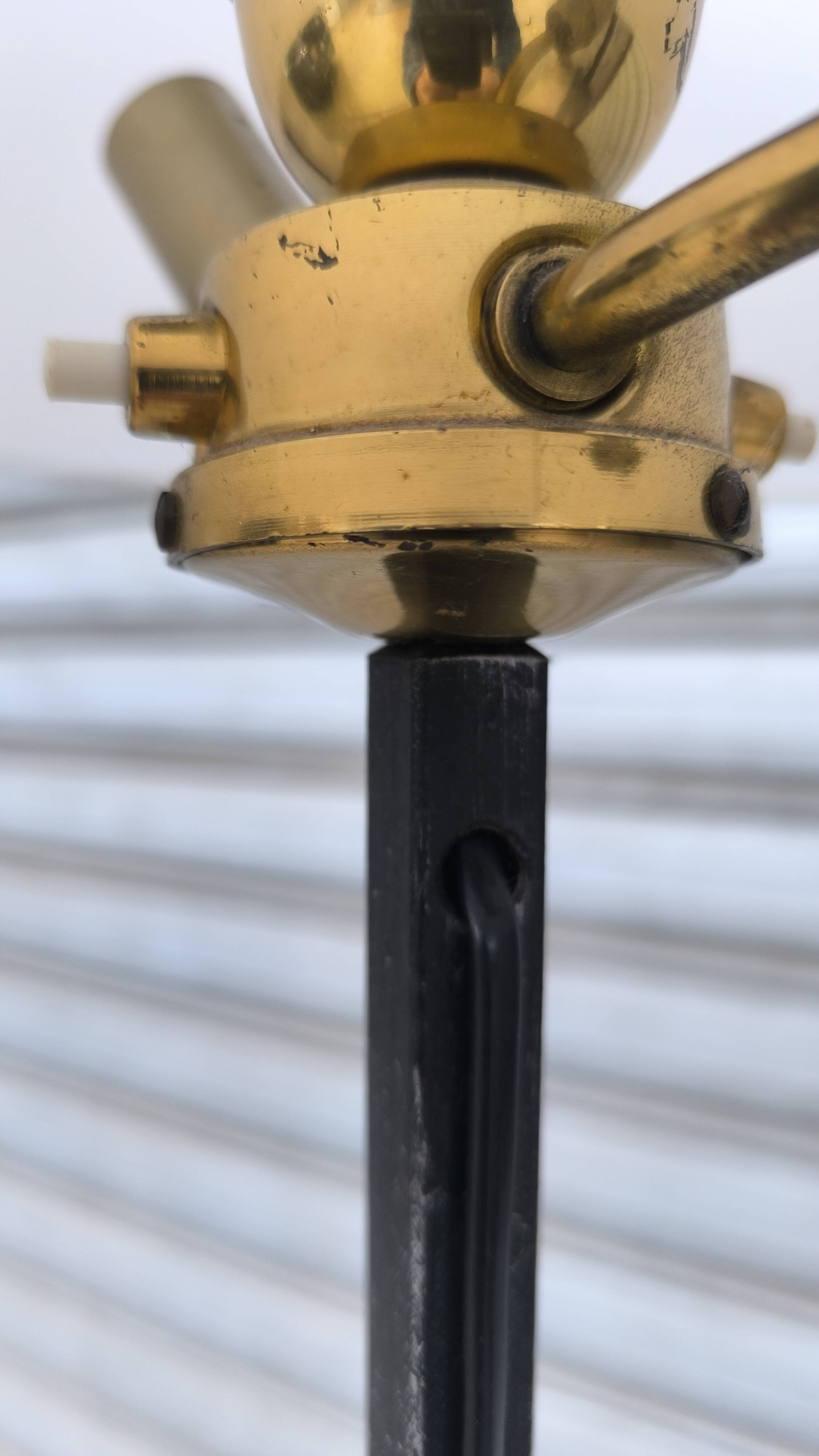 Wrought iron floor lamp 1950