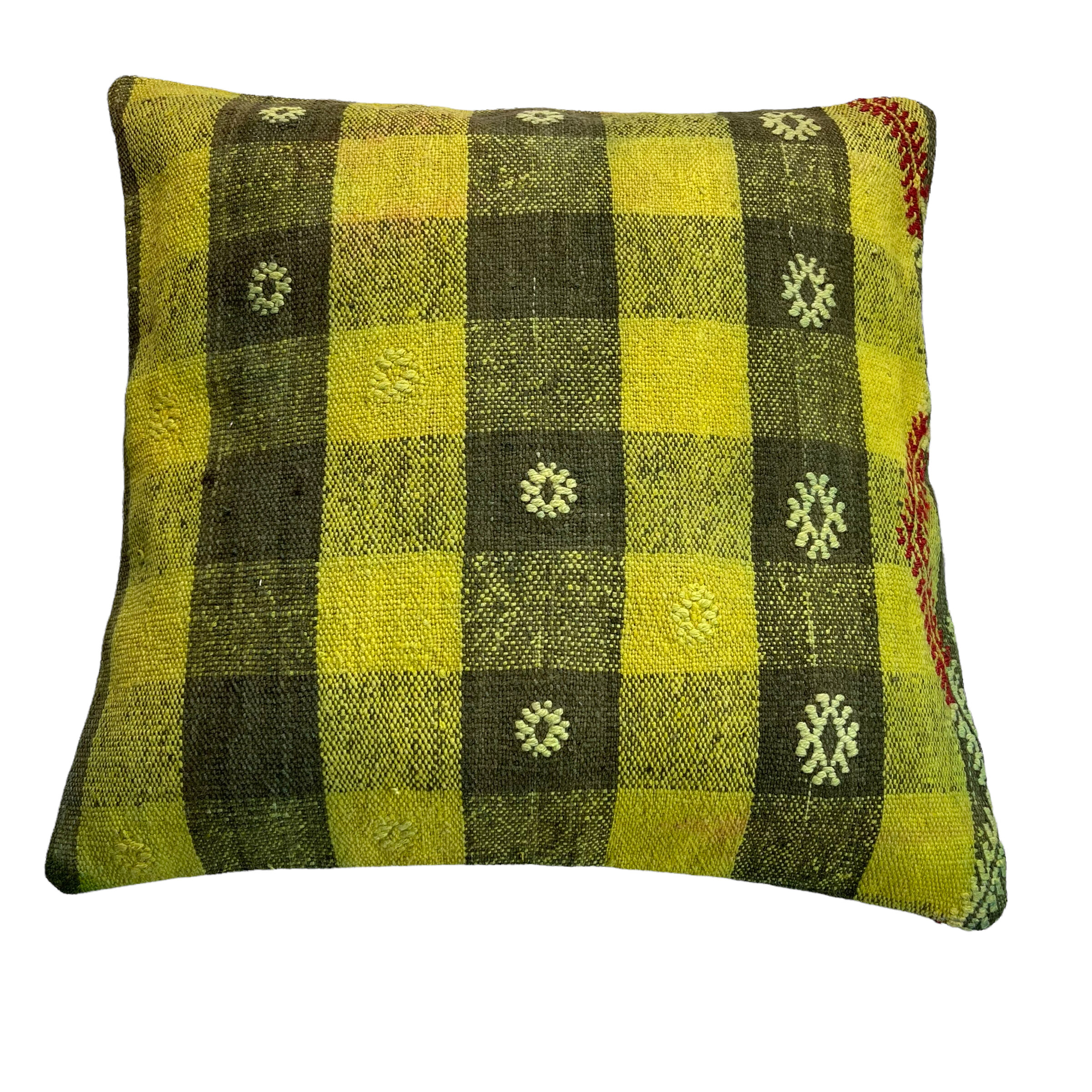 Vintage turkish kilim cushion cover 45x45 cm