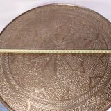 Oriental vintage pedestal table tea table