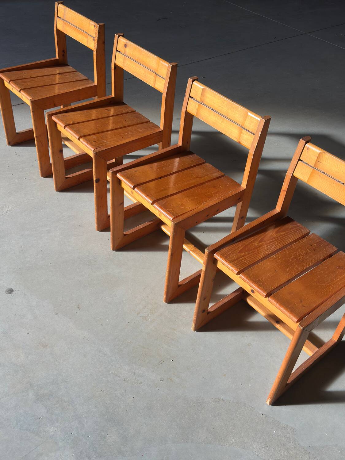 Solid pine chairs