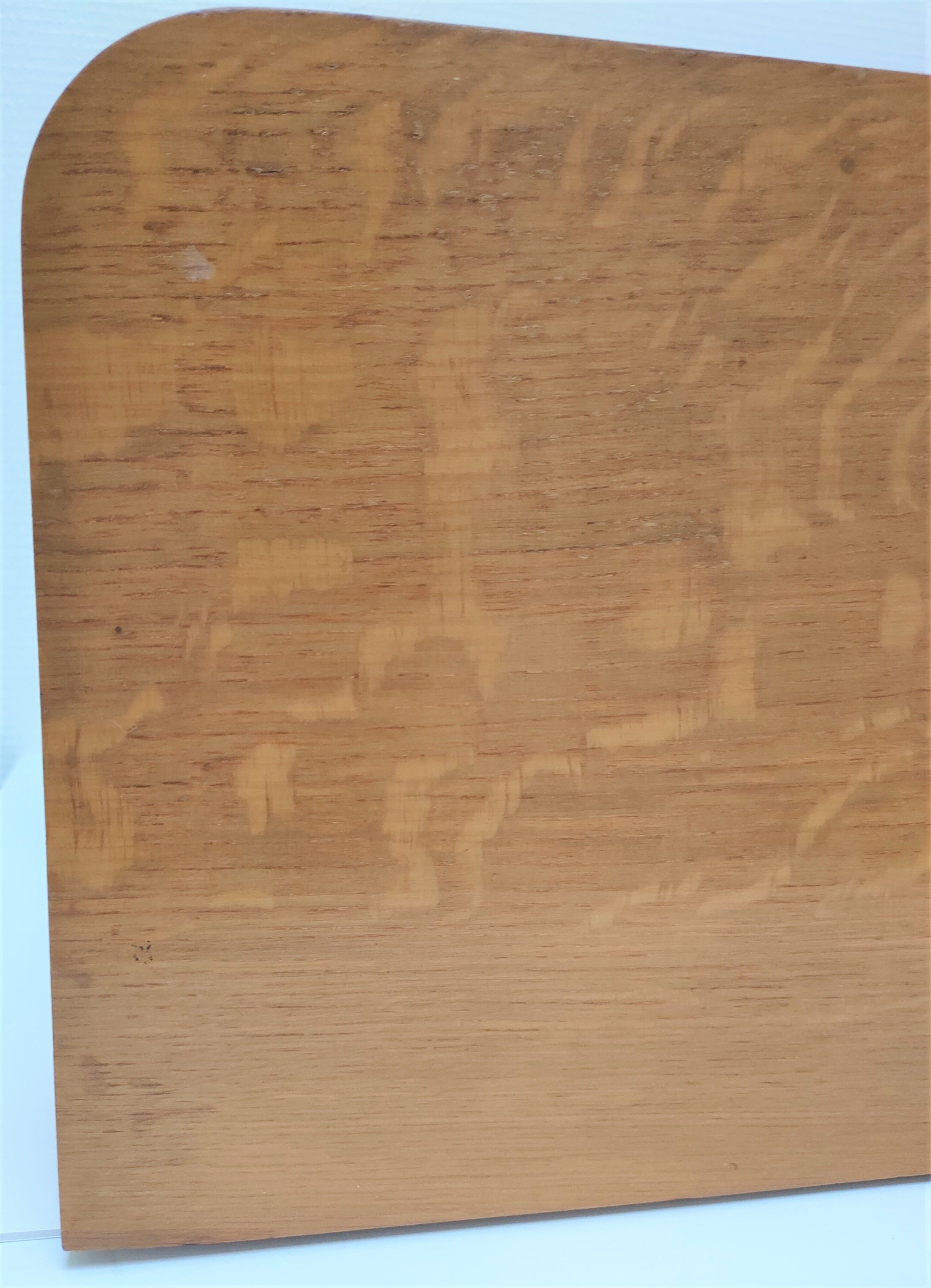 Bedside wood feet tapered 60s