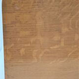 Bedside wood feet tapered 60s