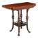 Table basse ancienne victorienne en acajou, Angleterre, XIXe siècle