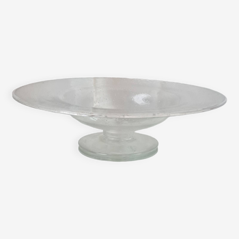 Large Biot glass bowl
