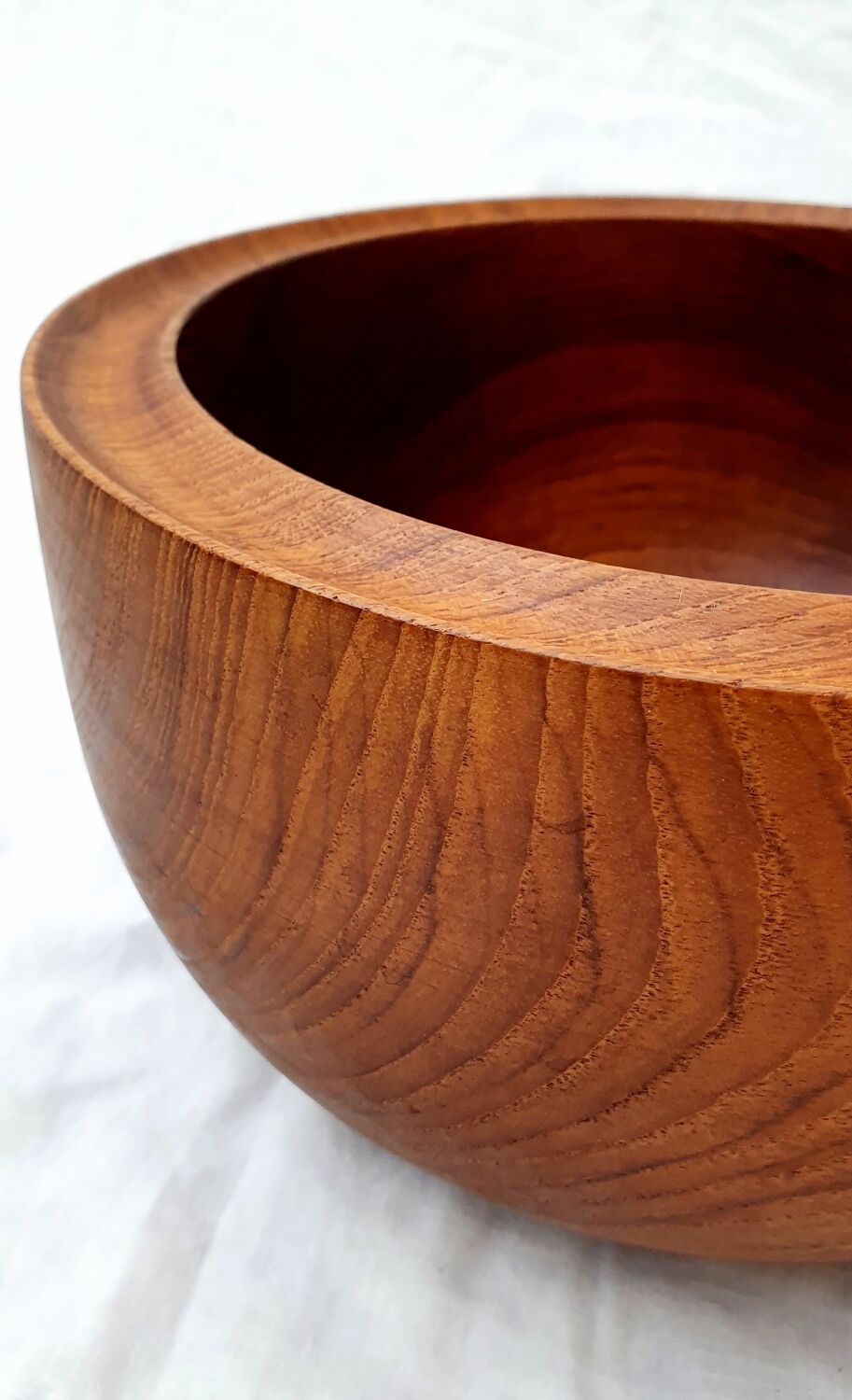 Danish teak salad bowl