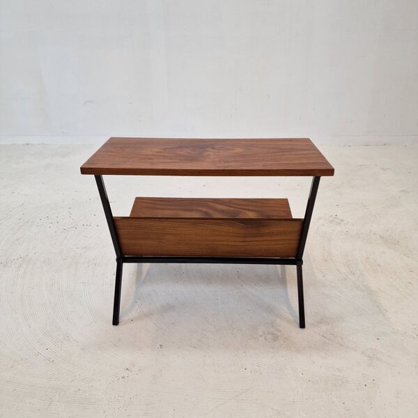 Table d’appoint ou porte-magazines hollandais du milieu du siècle, années 1960