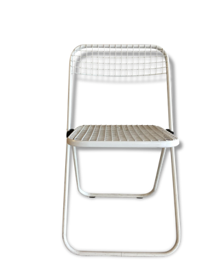 chaises métalliques - pliantes